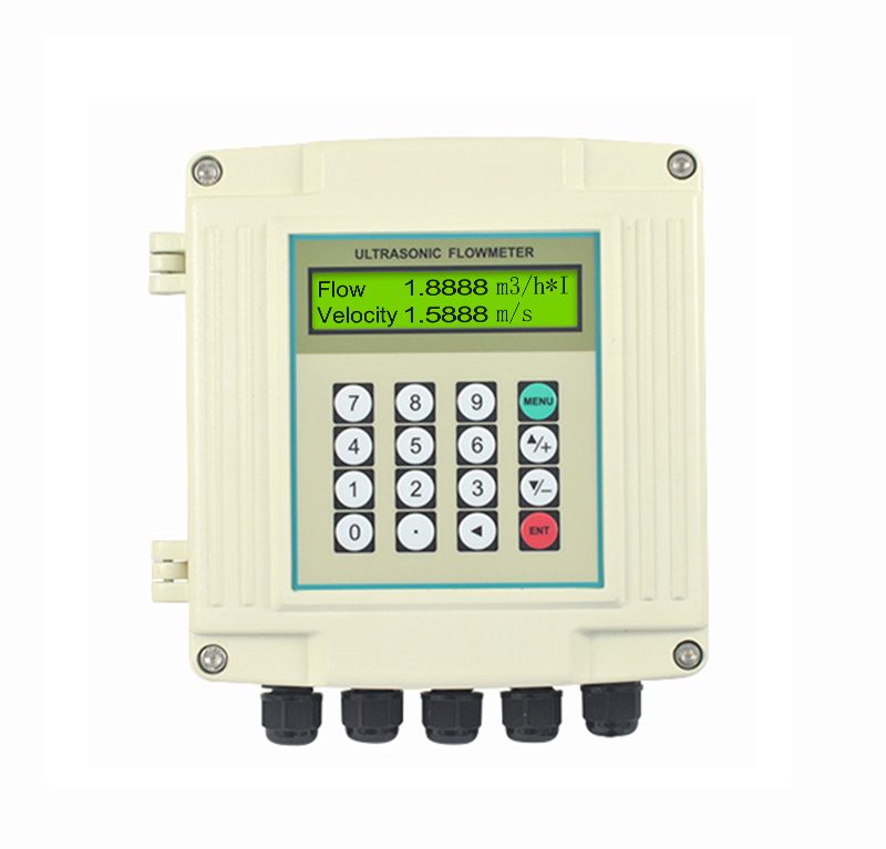 SUP-1158S Wall mounted clamp on Ultrasonic flow meter